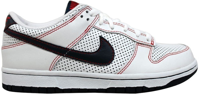Nike Dunk Low White Obsidian Sport Red (Women's)