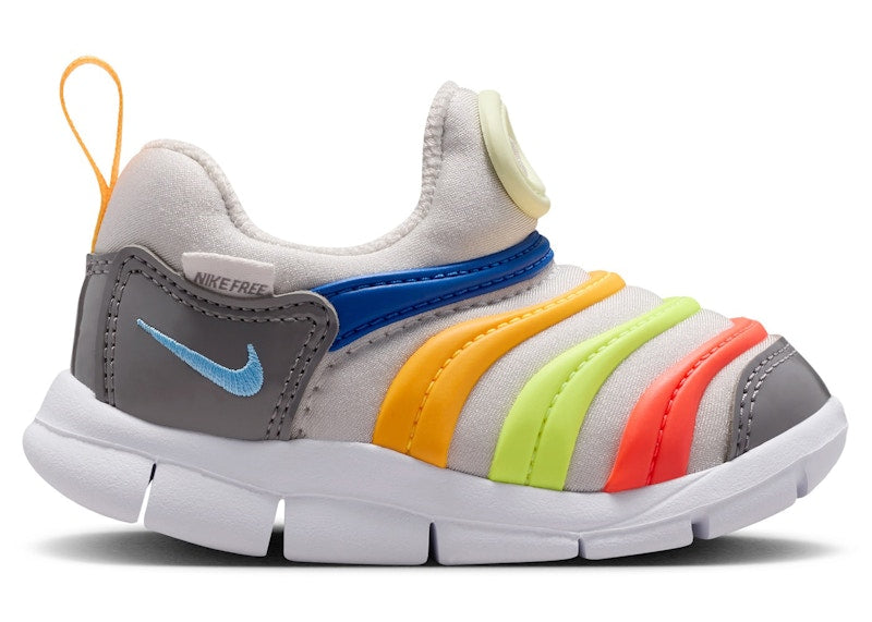 Nike Dynamo Free Vast Grey Bright Crimson University Blue (TD)