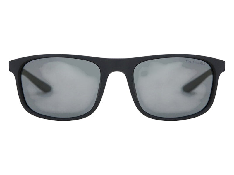 Nike Endure P Square Sunglasses Matte Black Silver Grey (ENDURE-P-MI-CW4647-010-5919)