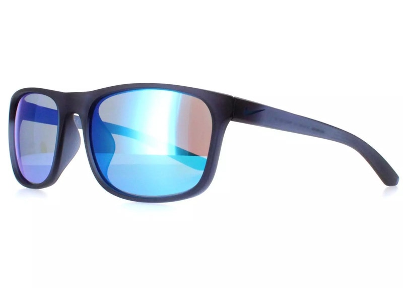 Nike Endure Sunglasses Transparent Matte Blue/Blue Mirror (CW4650-410-5919)