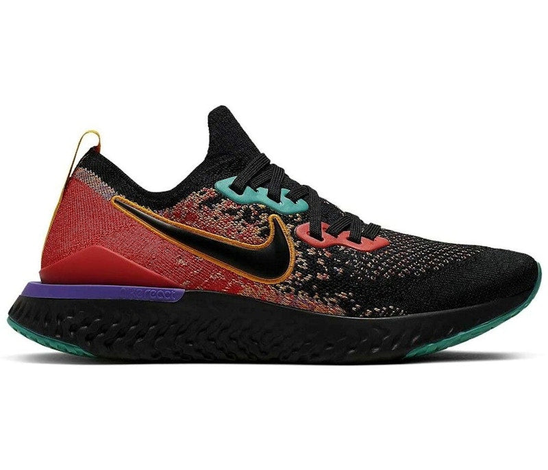 Nike Epic React Flyknit 2 Black Ember Glow (Women's)