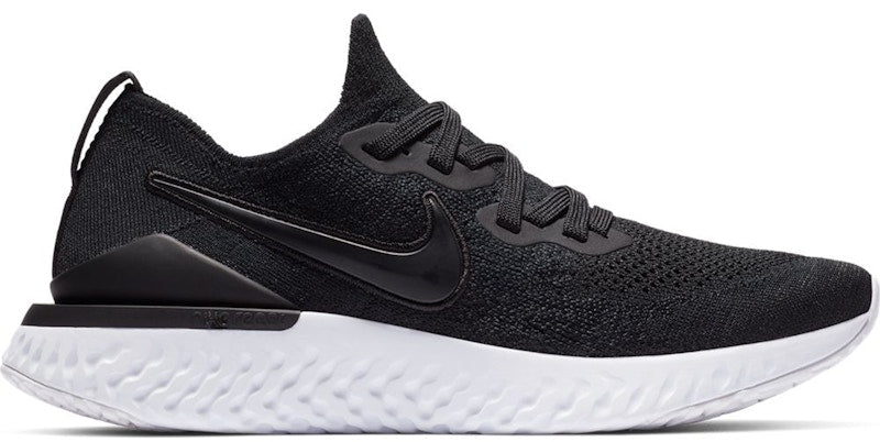 Nike Epic React Flyknit 2 Black White (Women's)