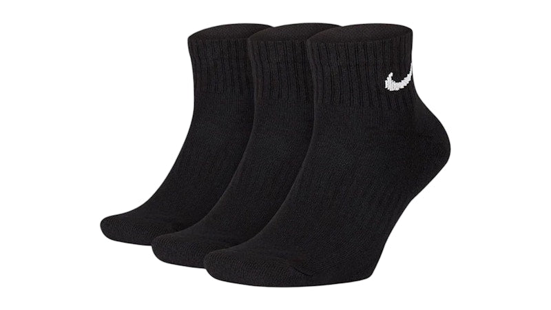 Nike Everyday Cushioned Training Low Socks Black