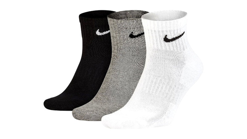 Nike Everyday Cushioned Training Low Socks Grey