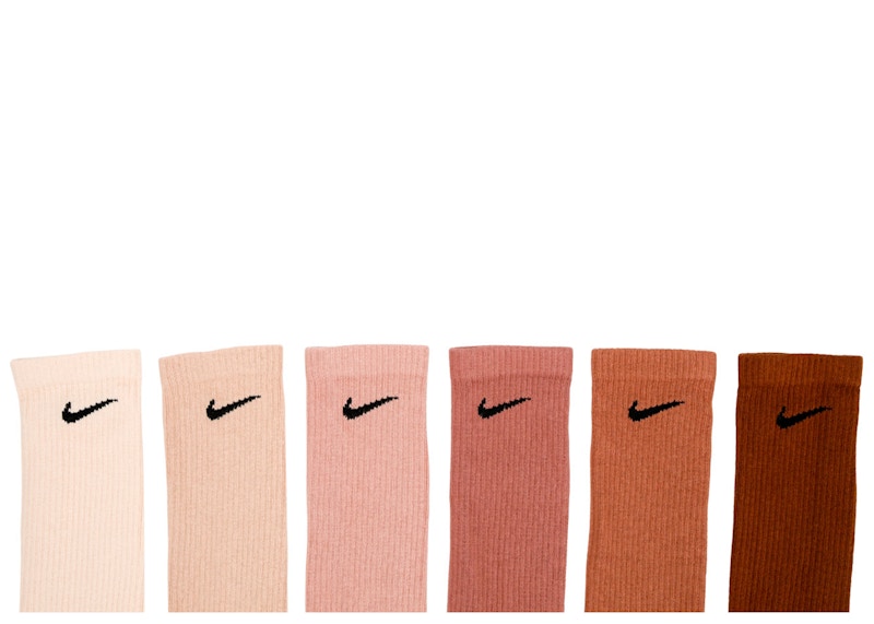 Nike Everyday Plus Cushioned Crew Socks (6 Pairs) Multi Color