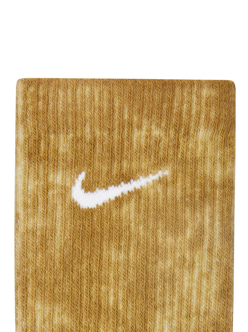 Nike Everyday Plus Cushioned Crew Socks Desert Moss/Olive Aura/White