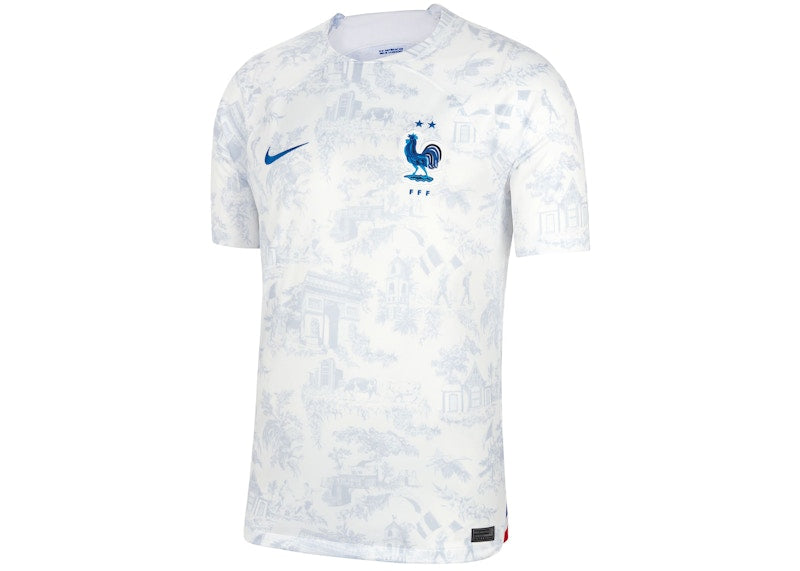 Nike Fff 2022/23 Stadium Away Jersey White/White/White/Game Royal