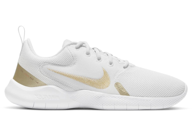 Nike Flex Experience Run 10 White Metallic Gold Star (Women's)