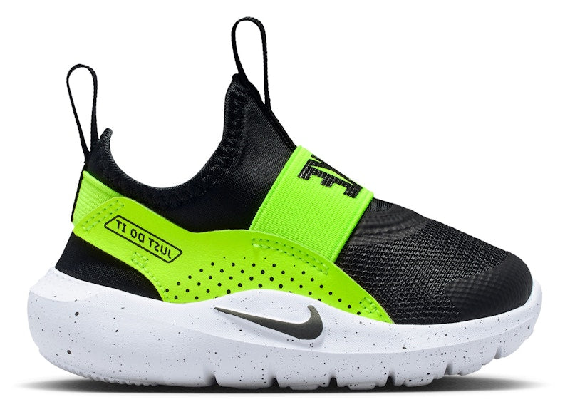 Nike Flex Runner 4 Black Volt White (TD)