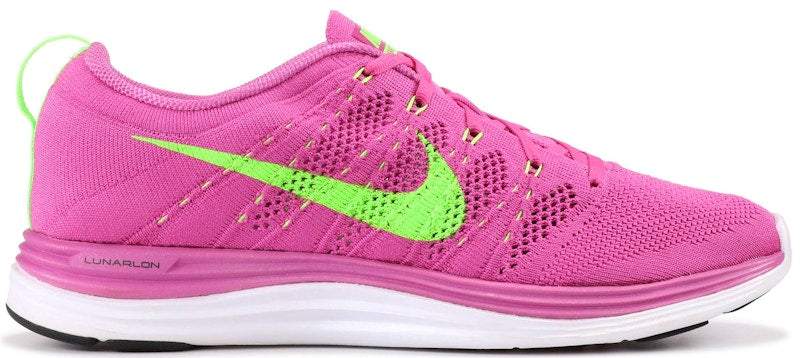 Nike Flyknit Lunar1+ Club Pink Electric Green (Women's)