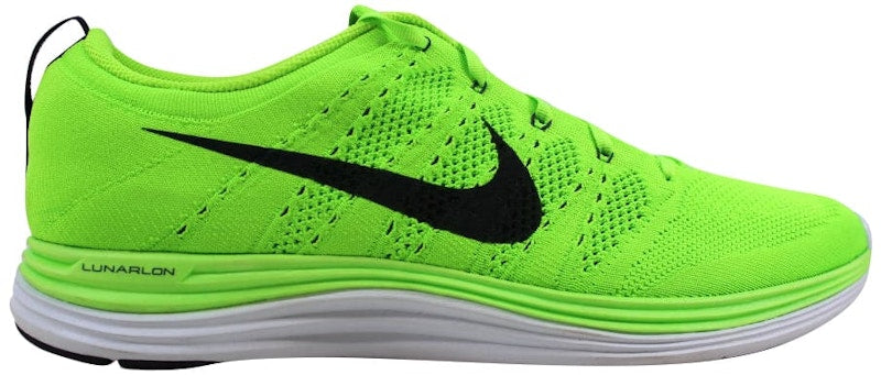 Nike Flyknit Lunar1+ Electric Green/Dark Obsidian-Blue Tint