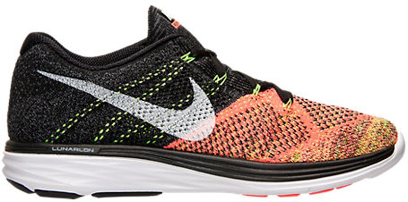 Nike Flyknit Lunar 3 Orange Toe