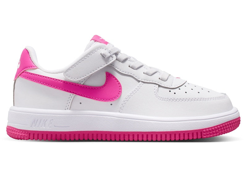 Nike Force 1 Low EasyOn Laser Fuchsia White (PS)