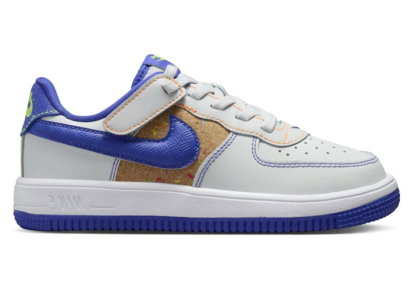 Nike Force 1 Low EasyOn Photon Dust Volt Total Orange Astronomy Blue (PS)