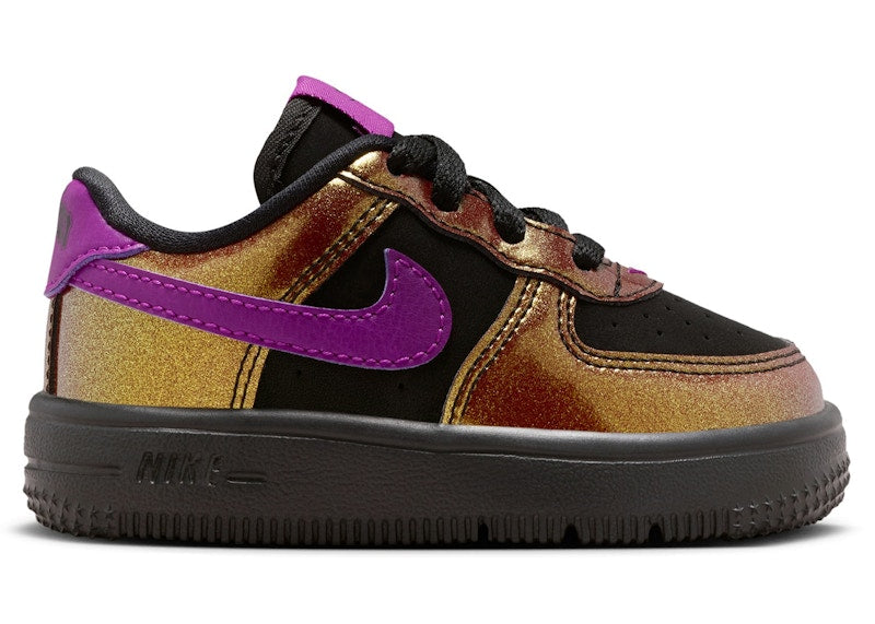 Nike Force 1 Low LV8 4 Glam Rock Black Bold Berry (TD)