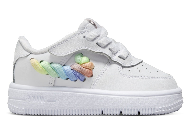 Nike Force 1 Low LV8 EasyOn White Terra Blush Vapor Green Multi-Color (I)