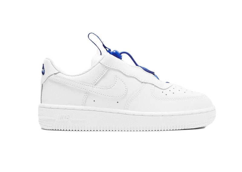 Nike Force 1 Toggle White Hyper Royal (PS)