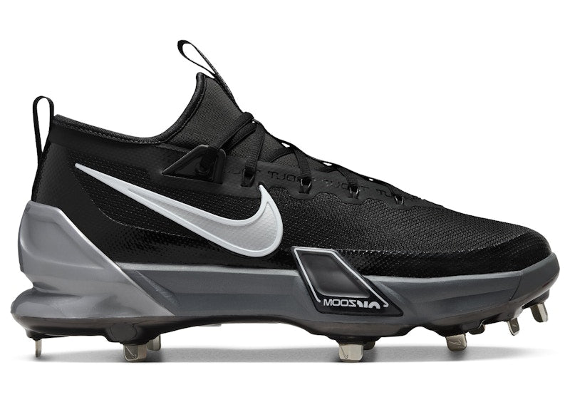 Nike Force Zoom Trout 9 Elite Black Anthracite White Metallic Silver