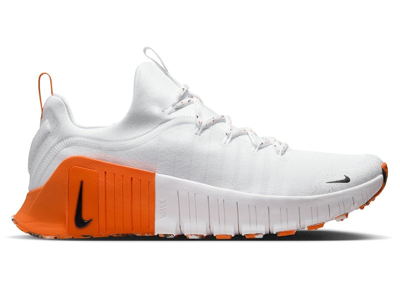 Nike Free Metcon 6 White Safety Orange Black