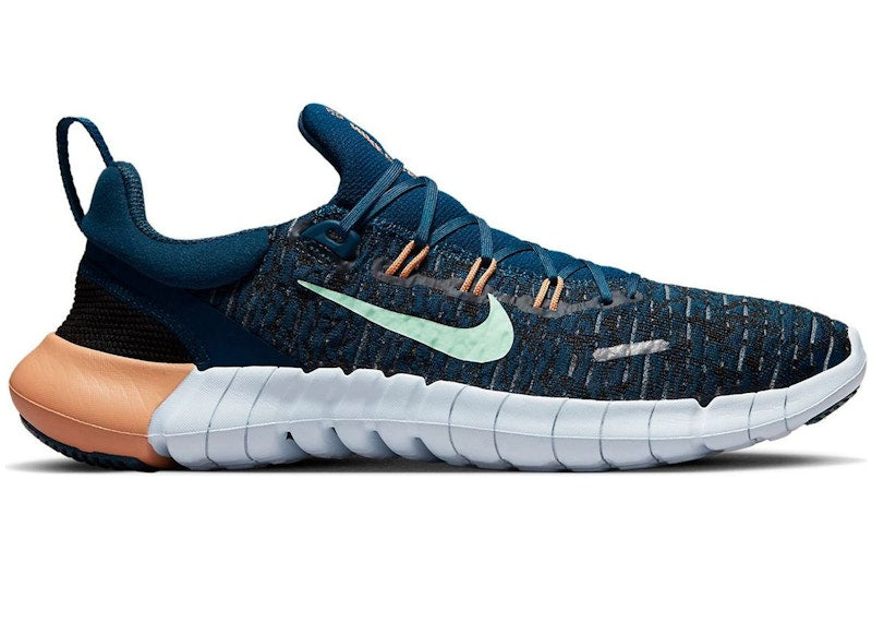 Nike Free RN 5.0 Next Nature Valerian Blue Orange Trance (Women's)