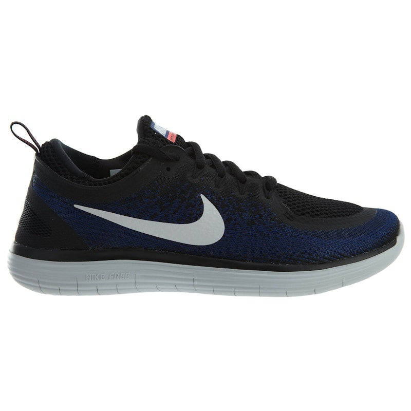 Nike Free Rn Distance 2 Black White-Deep Royal Blue