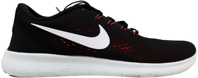 Nike Free Run Black/Off White-Total Crimson-Night Maroon