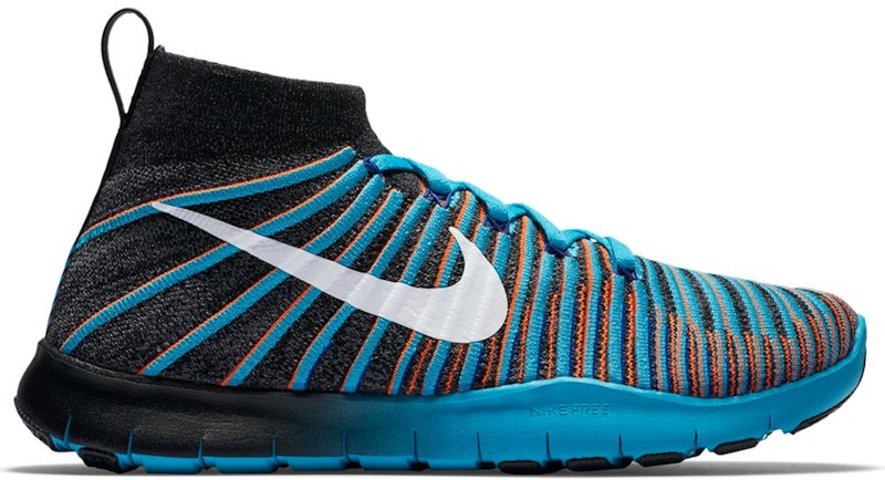 Nike Free TR Force Flyknit Black Chlorine Blue