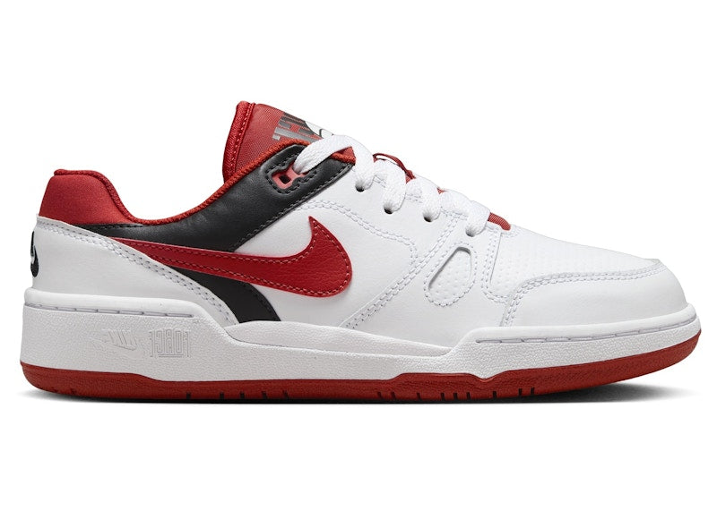 Nike Full Force Low White Black Team Orange Mystic Red (GS)