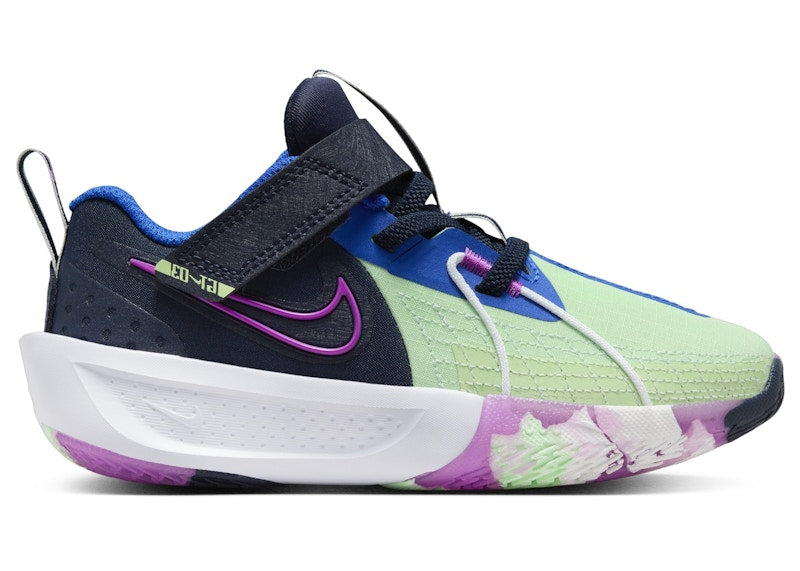 Nike GT Cut 3 SE Obsidian Vapor Green Hyper Royal Hyper Violet (PS)
