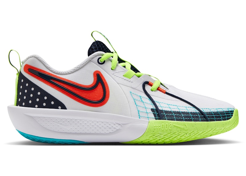 Nike GT Cut 3 SE White Obsidian Picante Red (GS)