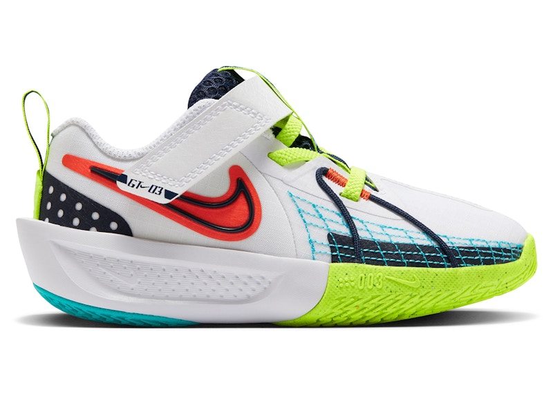 Nike GT Cut 3 SE White Obsidian Picante Red (PS)