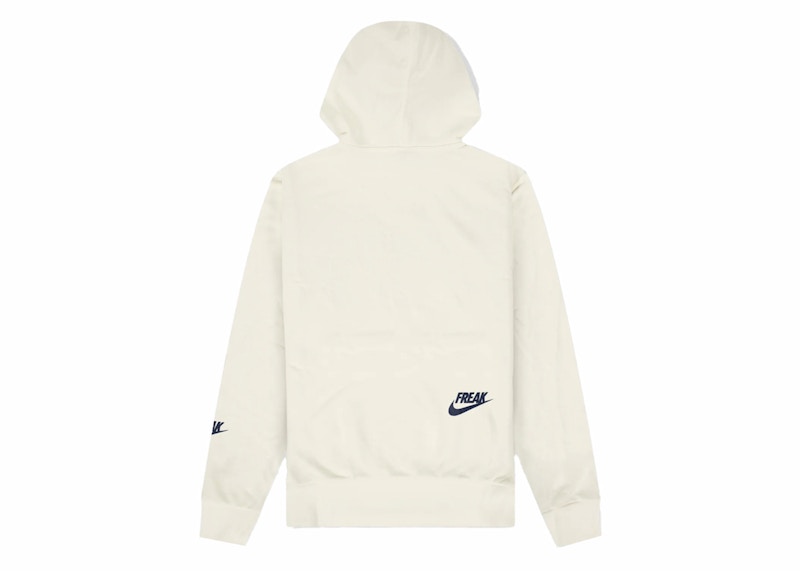 Nike Giannis Freak Logo Pullover Hoodie Sail