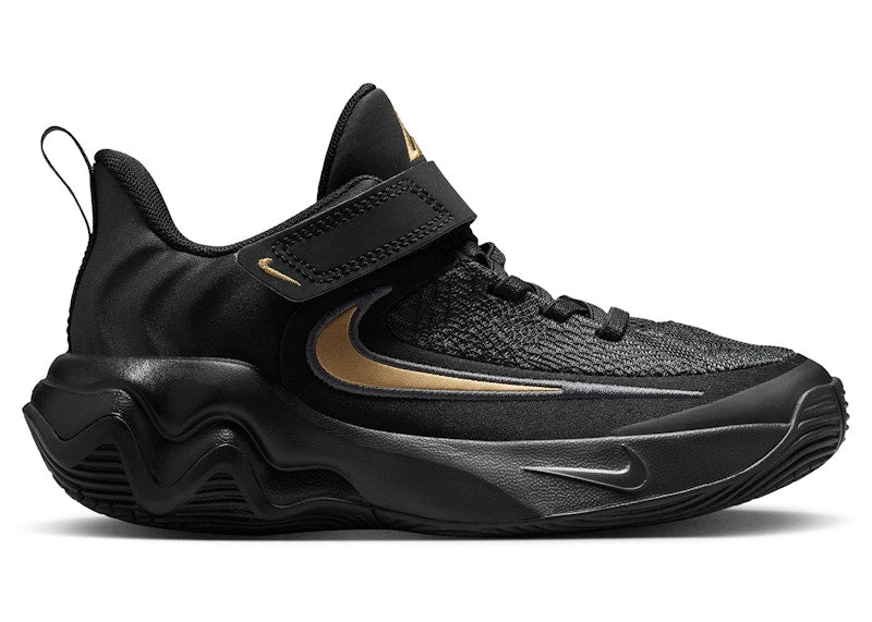 Nike Giannis Immortality 4 Black Metallic Gold (PS)