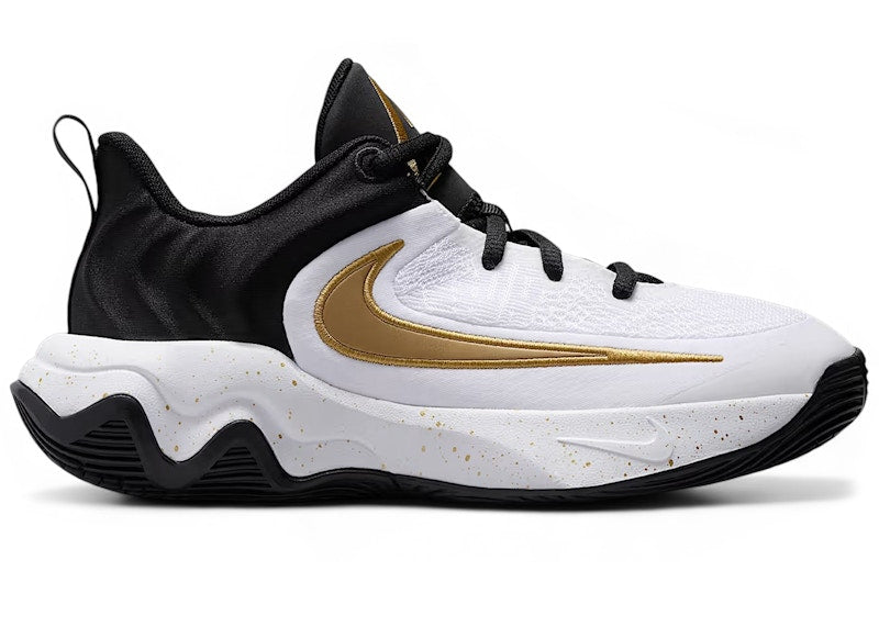 Nike Giannis Immortality 4 Black White Metallic Gold (GS)