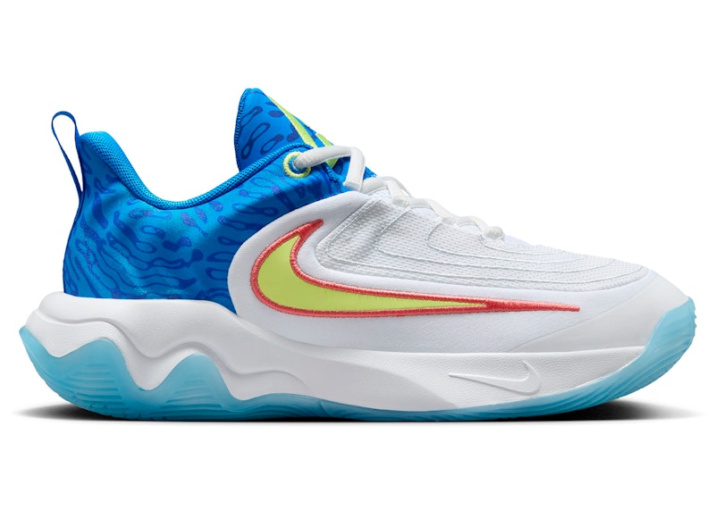 Nike Giannis Immortality 4 SE White Photo Blue Hyper Royal Light Lemon Twist (GS)