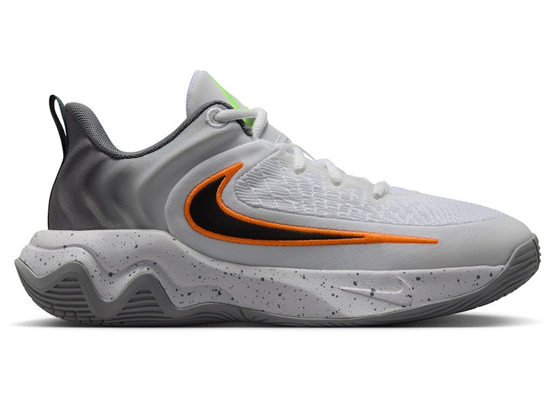 Nike Giannis Immortality 4 White Volt Wolf Grey Black (GS)