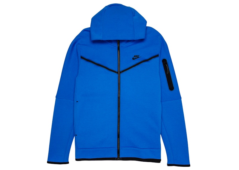 Nike Hooded Sportswear Tech Fleece Full-Zip Hoodie Signal Blue/Black