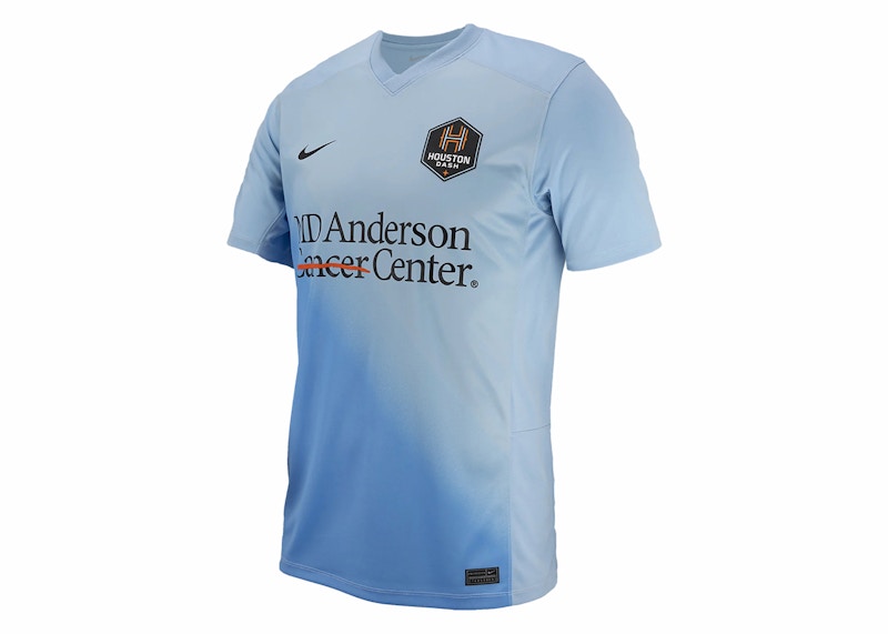 Nike Houston Dash 2024 Stadium Secondary Replica Jersey Psychic Blue