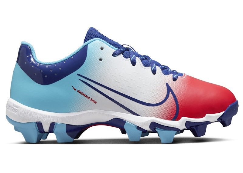 Nike Hyperdiamond 4 Keystone Light Crimson Baltic Blue White Deep Royal Blue (GS)