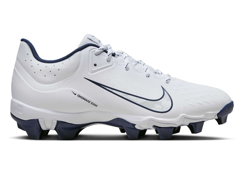 Nike Hyperdiamond 4 Keystone White Pure Platinum Midnight Navy (Women's)