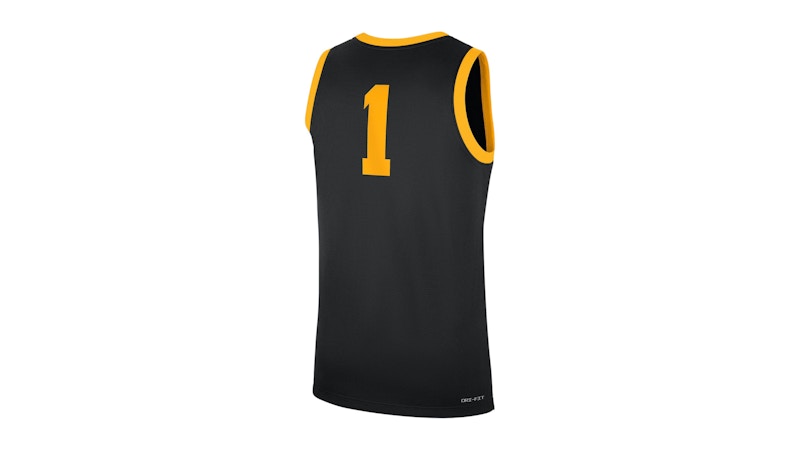 Nike Iowa Hawkeyes Replica College Basketball Jersey Black