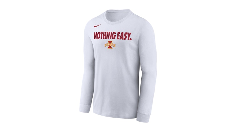 Nike Iowa State College Long-Sleeve T-Shirt White
