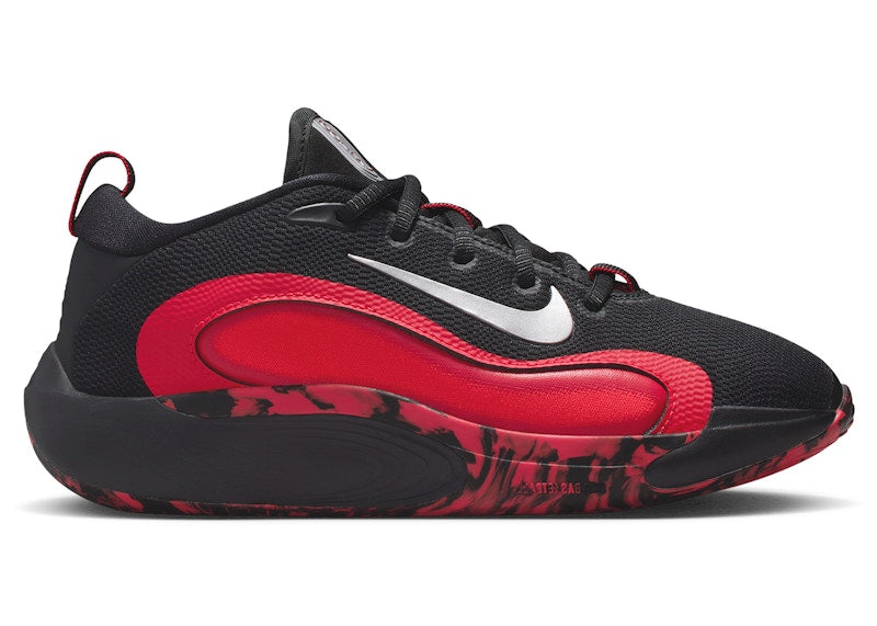 Nike IsoFly Black University Red Light Crimson Metallic Silver (GS)