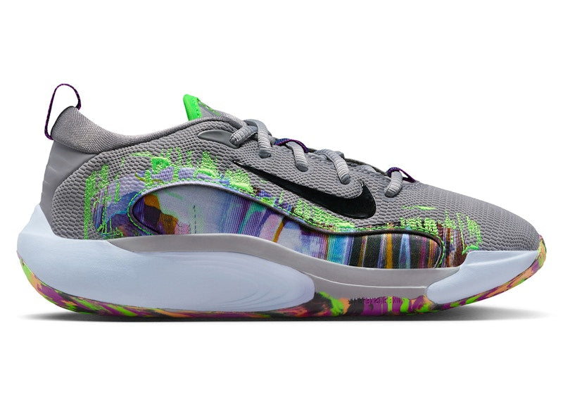 Nike IsoFly Grey Vivid Purple Green Strike (GS)