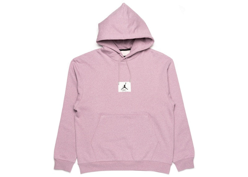 Nike Jordan Air Essentials Statement Fleece Hoodie Plum Fog