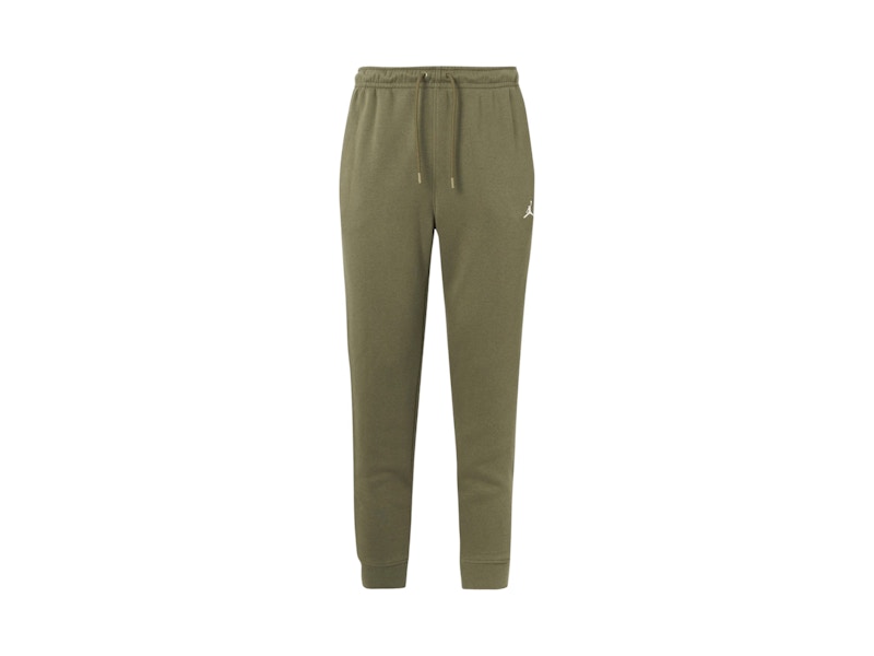 Nike Jordan Brooklyn Fleece Sweatpant Medium Olive/Sail