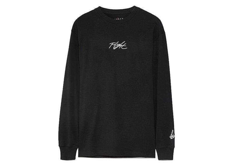 Nike Jordan Flight Essentials Long Sleeve Tee Black