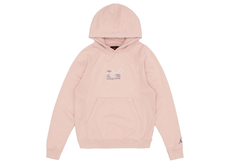 Nike Jordan Flight Heritage Hoodie Oxford Pink