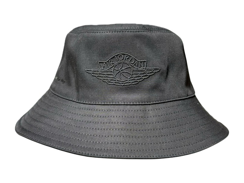 Nike Jordan Wings Collection Bucket Made in Italy Hat Black