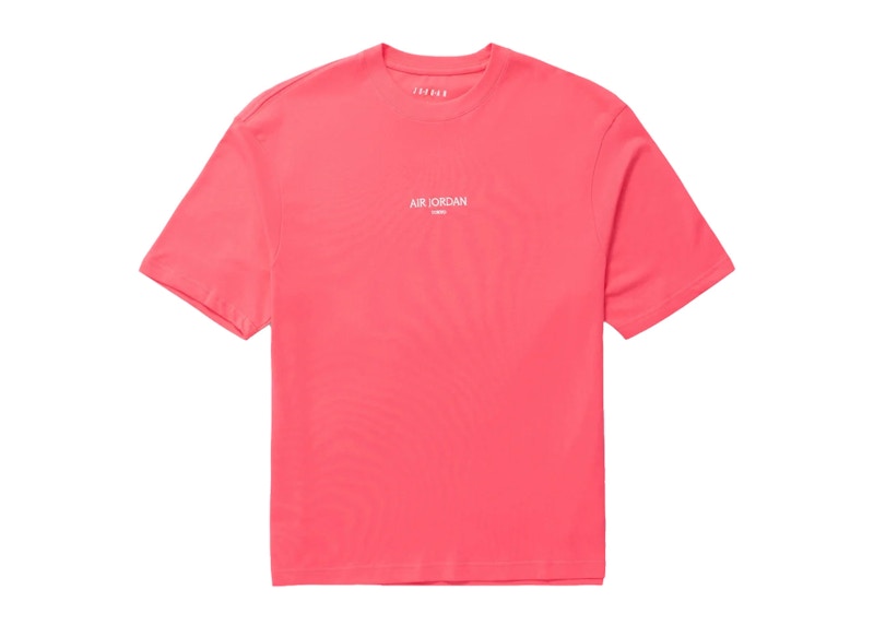 Nike Jordan Wordmark 85 Fleece Tokio Edition Tee Aster Pink/Fuchsia/White